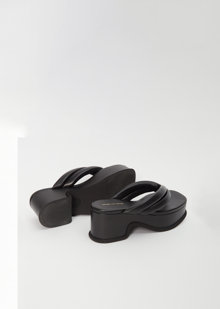 Leather Platform Sandal