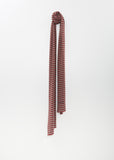 Sciarpone Riga Stripe Scarf — Red