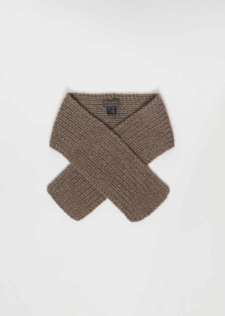 Aldo Cashmere Long Scarf — Brown