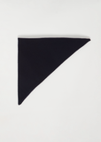 Monk Cashmere Triangle Scarf — Midnight