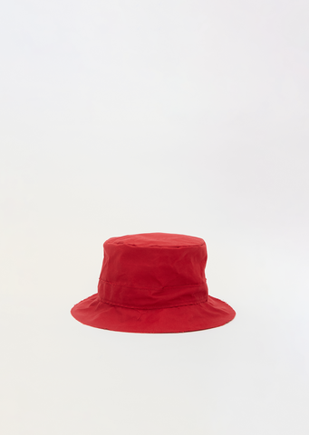 Waxed Cotton Walk Time WXC-CB Hat — Red