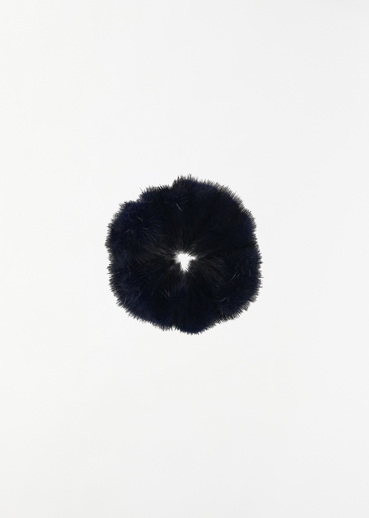 Gaby Mink Scrunch — Navy