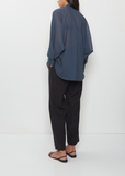 Sheer Wool Dolman Sleeve Shirt