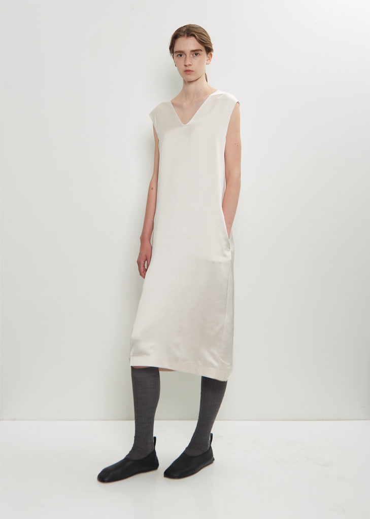 Satin Shift Dress