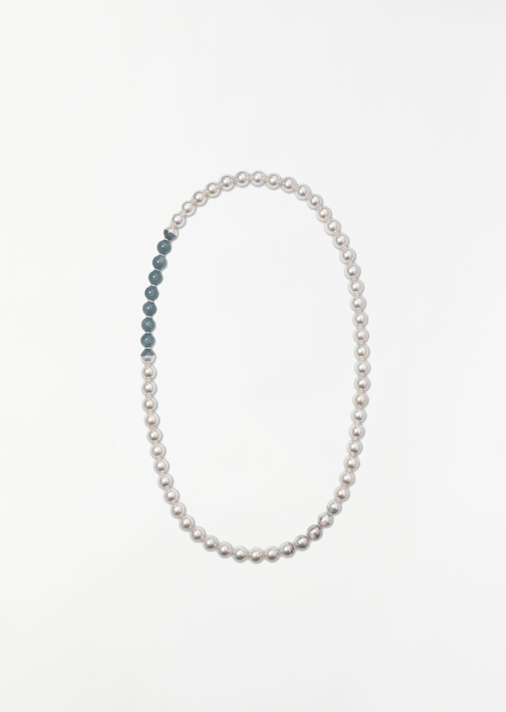 Sectional Pearl Necklace — Guatemalan Jade