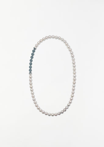 Sectional Pearl Necklace — Guatemalan Jade