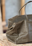 Matte Shoulder Bag — Khaki