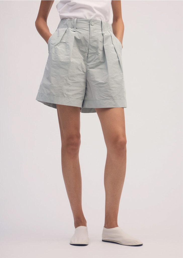Crumpled Technical Cotton U Pants