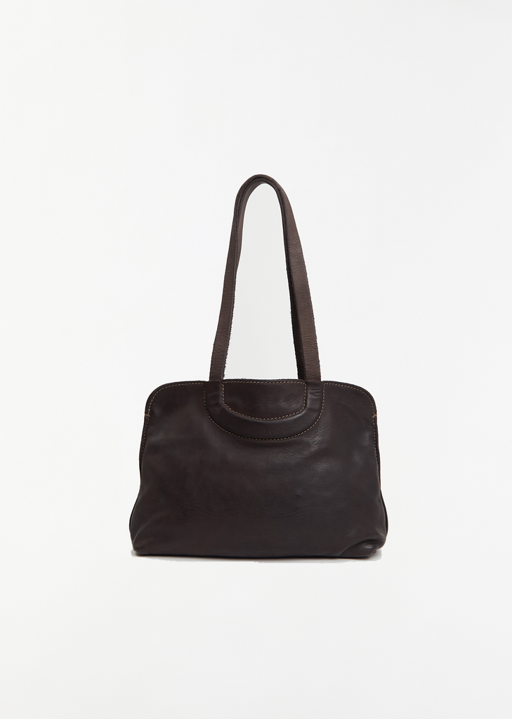 Small Shoulder Bag, Small — Dark Brown