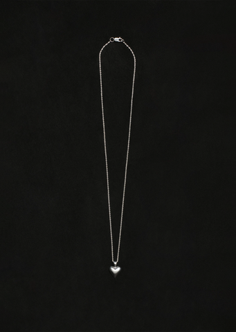 Tiny Heart Pendant — Silver