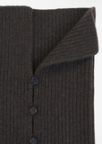 Button Down Skinny Neck Piece