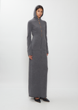 Long Straight Merino Wool Skirt