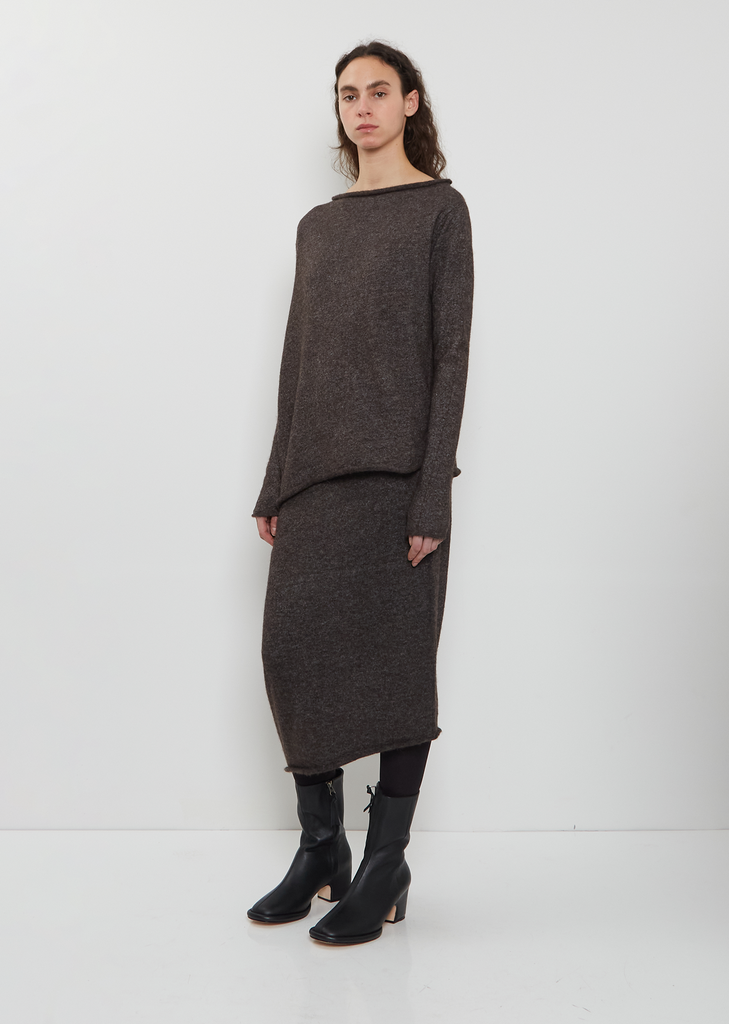 Askew Alpaca Blend Skirt