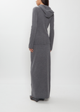 Long Straight Merino Wool Skirt