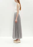 Organic Cotton Crinkled Plissé Skirt