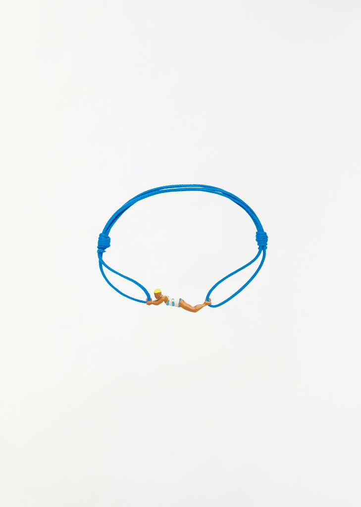 Nadadora Completo Rayado Bracelet — Eco Swim Blue