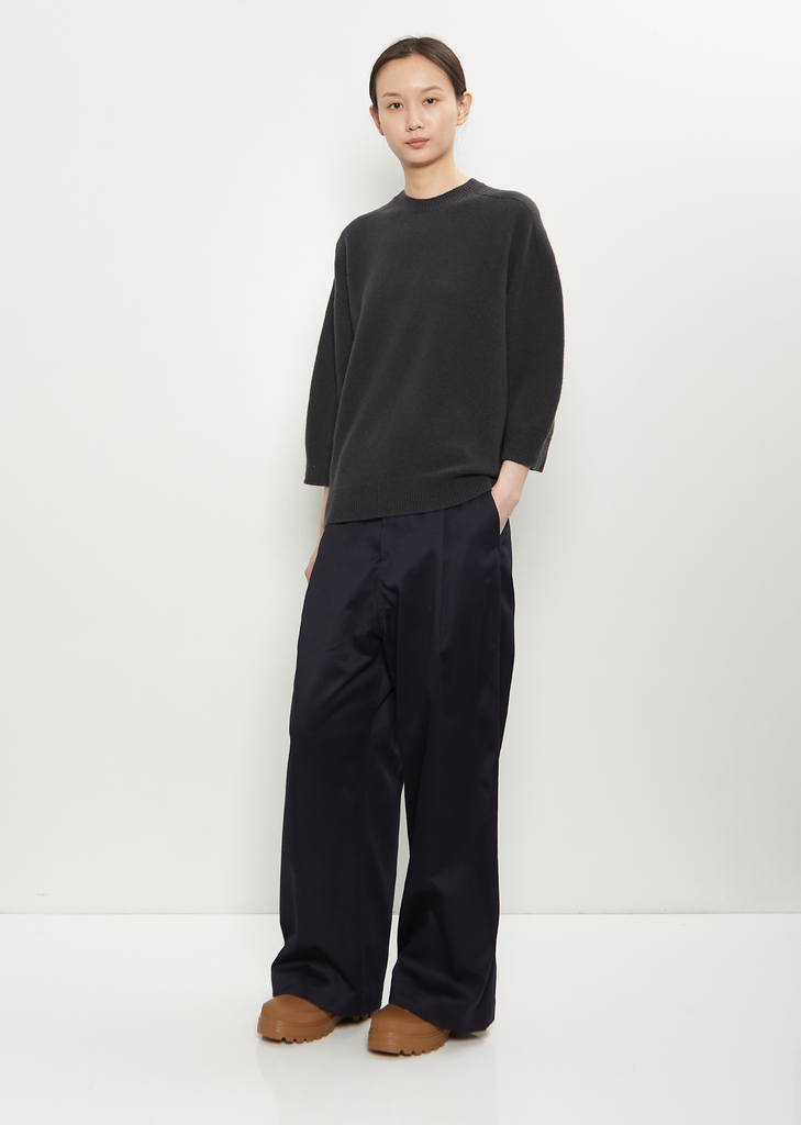 Mouse Wool Crewneck — Slate