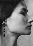 Small Onyx Phoenician Earrings