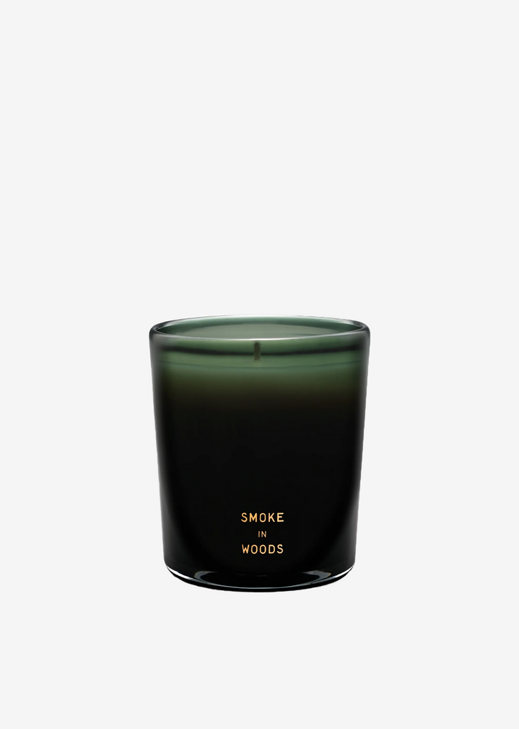 325g Handblown Candle — Smoke in Woods