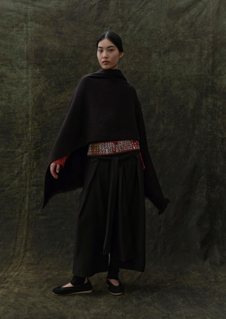 Nomad Net Boiled Scarf — Spring Earth