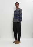 Worsted Wool Stripe Sweater