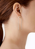 Node Stud Earring — Circle
