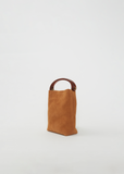 Crisp Suede Bag — Tan