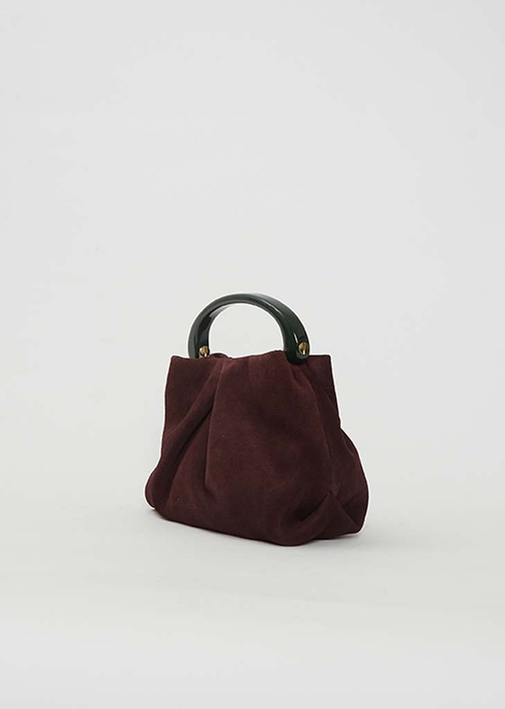 Crisp Folded Suede Bag