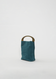 Crisp Suede Bag — Turquoise