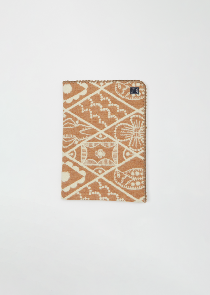 Symphony Wool Blanket, Extra Small — Light Brown