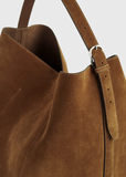 Belted Tote — Tan