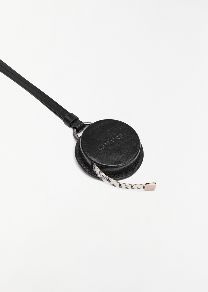 Molded Tape Necklace — Black