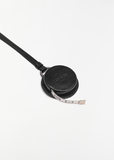 Molded Tape Necklace — Black