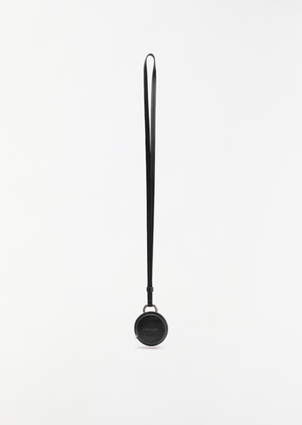 Molded Tape Necklace — Black