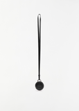 Molded Tape Necklace — Black