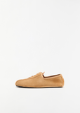 Leather Lace Up Shoes — Tawny