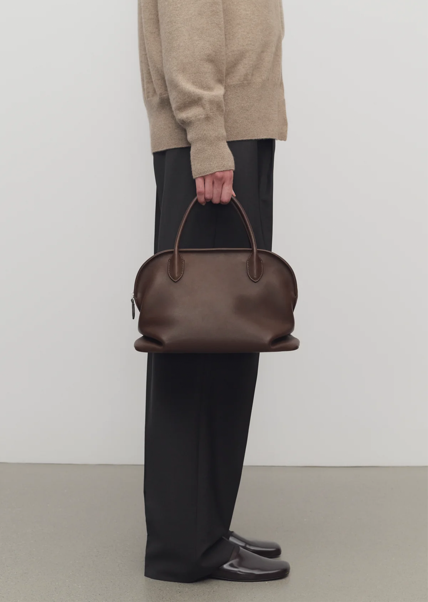 Agnes Leather Bag — Deep Brown – La Garçonne Agnes Leather Bag — Deep Brown – La Garçonne
