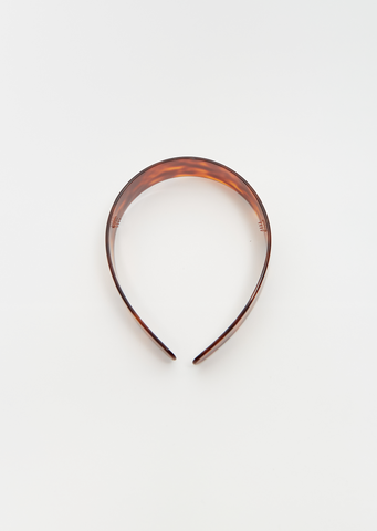 Thin Bessette Headband — Tortoise