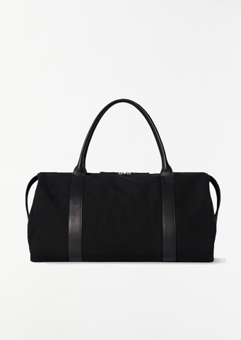Thomas Canvas Duffle Bag — Black