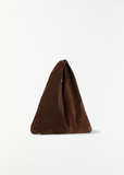 Suede Bindle, Small — Tobacco