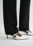 Sharp Patent Leather Slingbacks