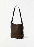 Belted Suede Tote, Small