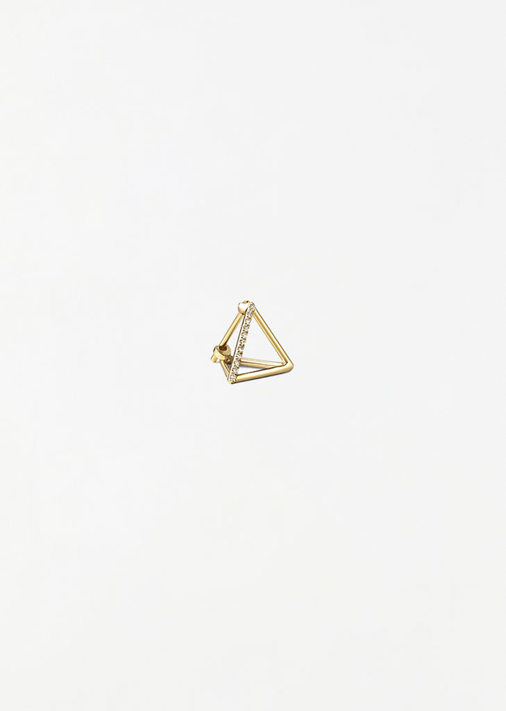 Diamond Triangle Earring 01 10