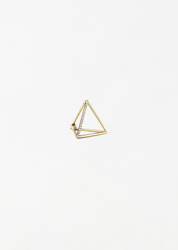 Diamond Triangle Earring 01 15