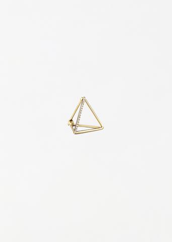 Diamond Triangle Earring 01 15