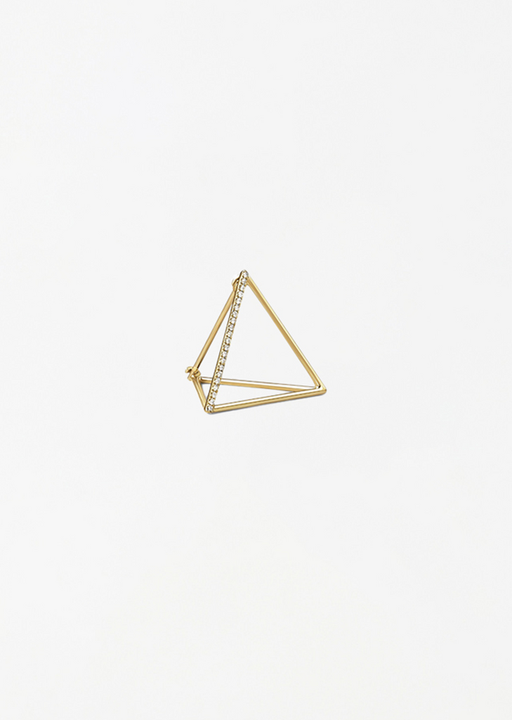 Diamond Triangle Earring 01 20