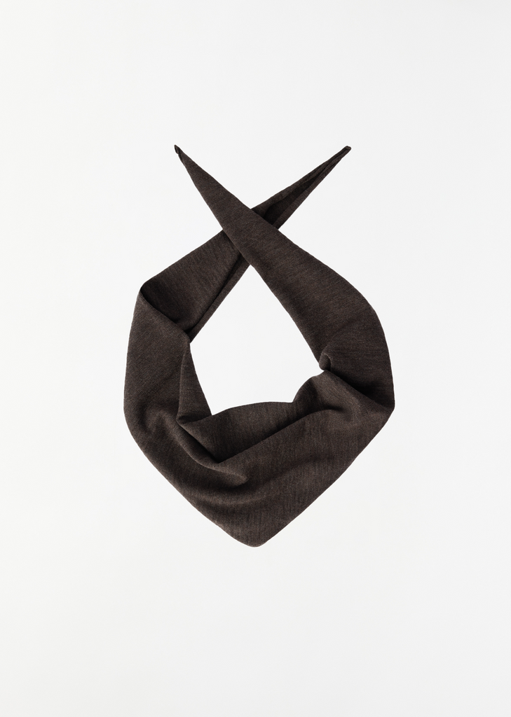 Triangular Merino Wool Scarf