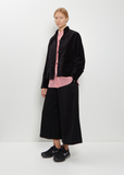 Stand Collar Velvet Jacket