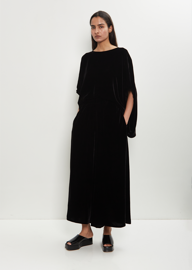 Velvet Gaucho Pants