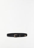 Minimal Western Belt — Black